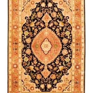 Persisk teppe - Tabriz - Royal - 160 x 100 cm - svart