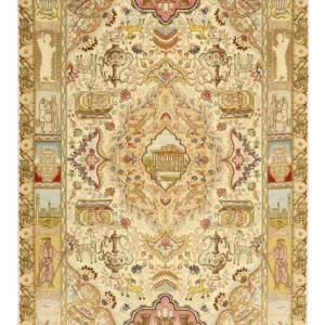 Persisk teppe - Tabriz - Royal - 160 x 101 cm - beige