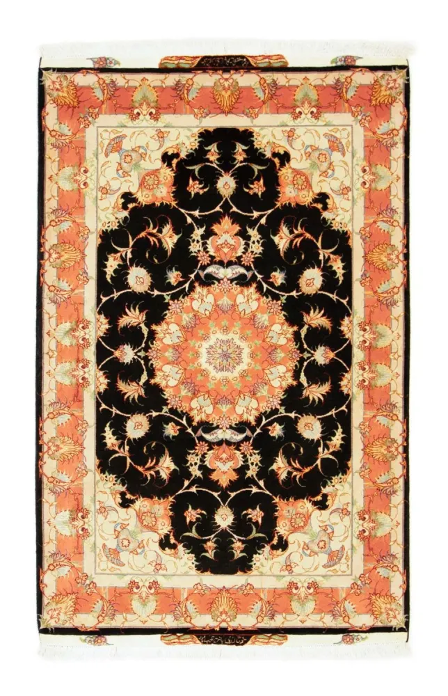 Persisk teppe - Tabriz - Royal - 163 x 104 cm - svart
