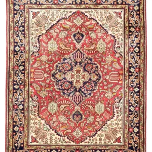 Persisk teppe - Tabriz - Royal - 195 x 150 cm - rød