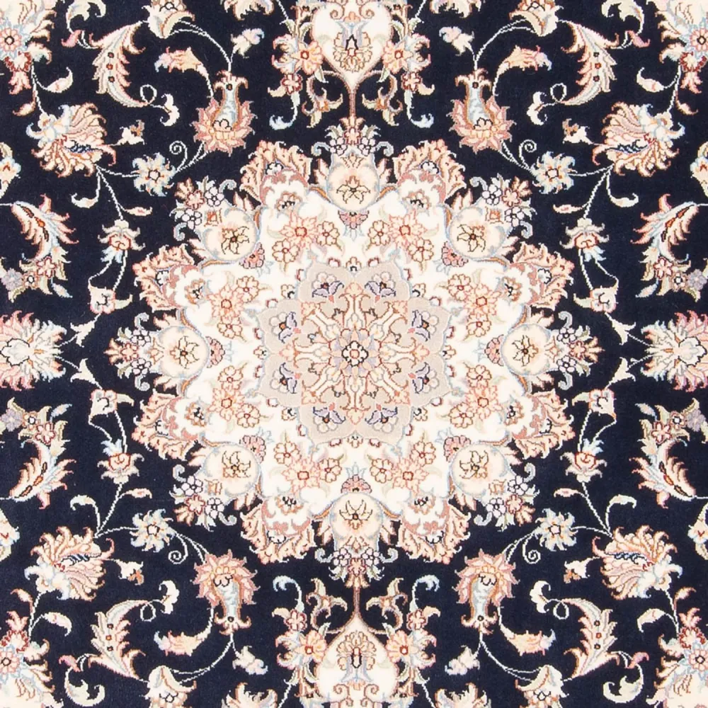 Persisk teppe - Tabriz - Royal - 197 x 149 cm - mørkeblå