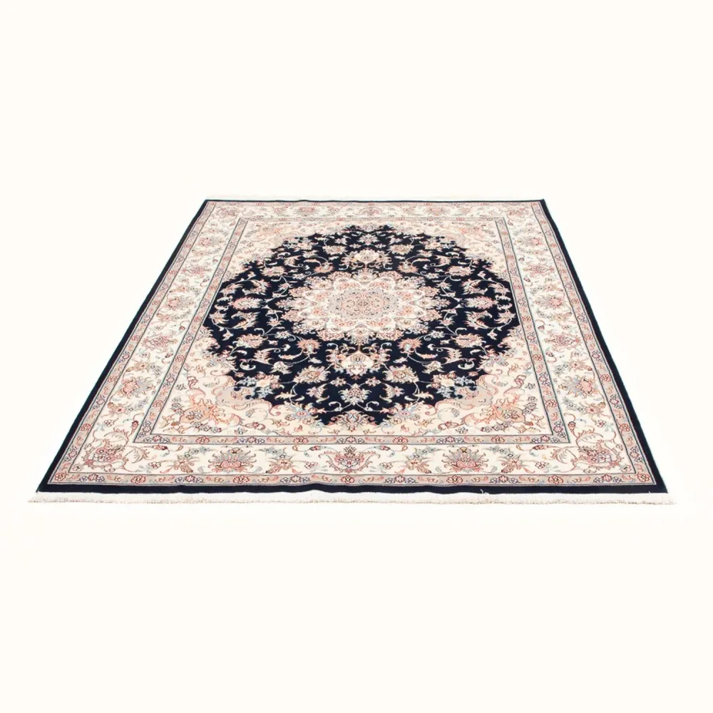 Persisk teppe - Tabriz - Royal - 197 x 149 cm - mørkeblå