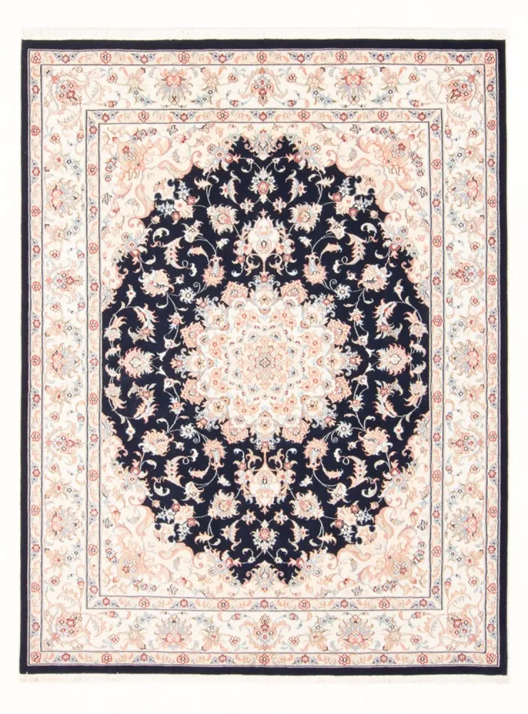 Persisk teppe - Tabriz - Royal - 200 x 149 cm - mørkeblå