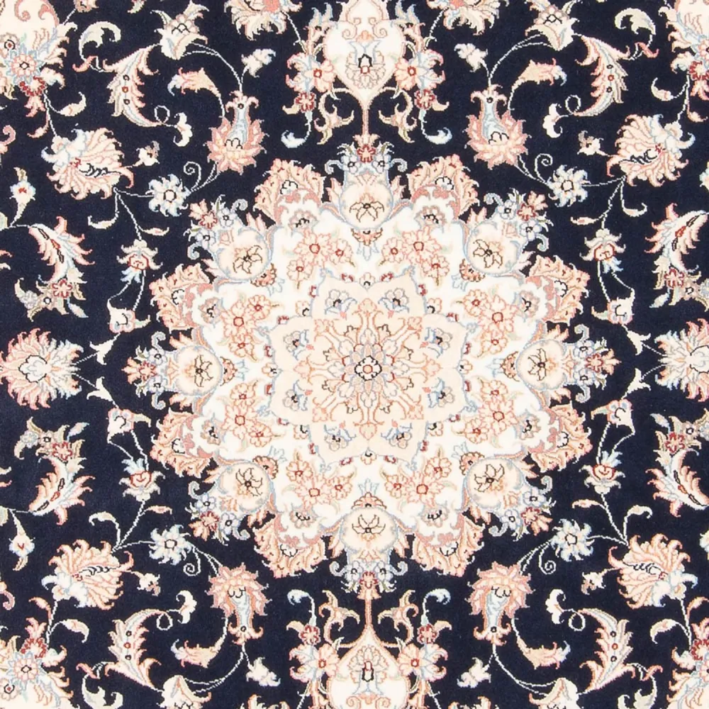 Persisk teppe - Tabriz - Royal - 200 x 149 cm - mørkeblå
