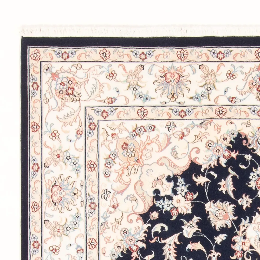 Persisk teppe - Tabriz - Royal - 200 x 149 cm - mørkeblå