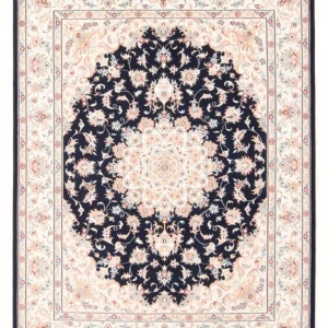 Persisk teppe - Tabriz - Royal - 200 x 149 cm - mørkeblå