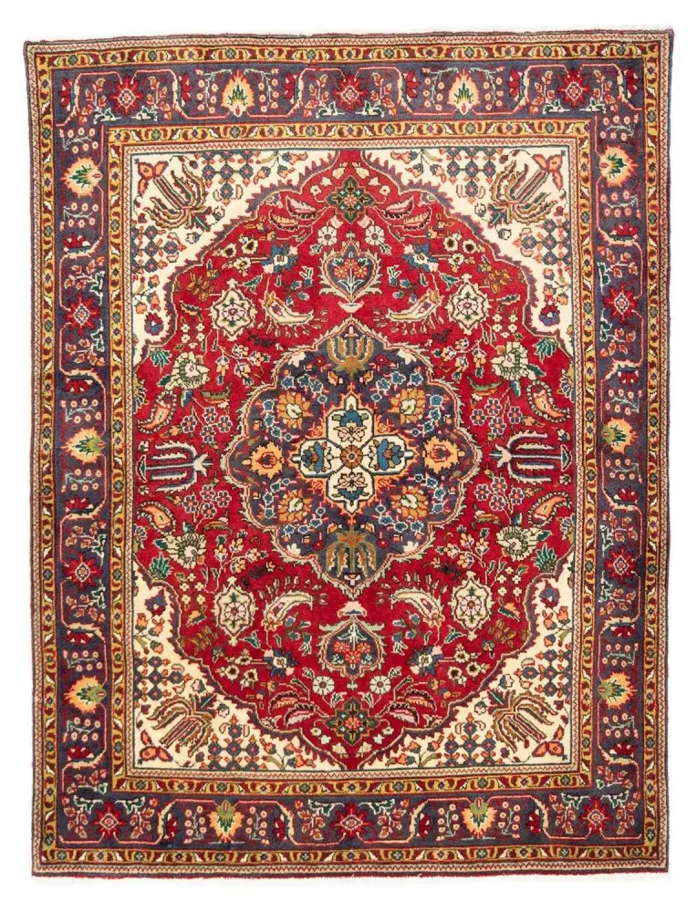 Persisk teppe - Tabriz - Royal - 200 x 150 cm - rød