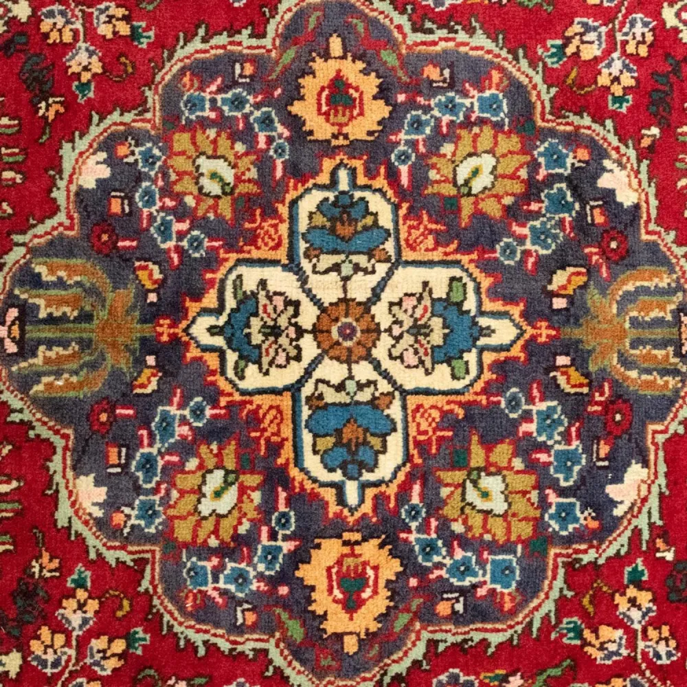 Persisk teppe - Tabriz - Royal - 200 x 150 cm - rød