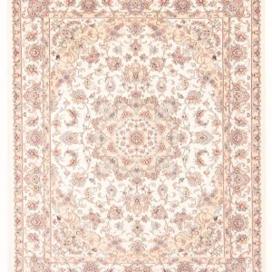 Persisk teppe - Tabriz - Royal - 200 x 151 cm - krem