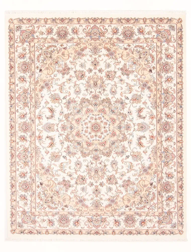 Persisk teppe - Tabriz - Royal - 200 x 151 cm - krem