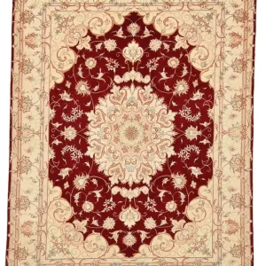 Persisk teppe - Tabriz - Royal - 200 x 152 cm - rød