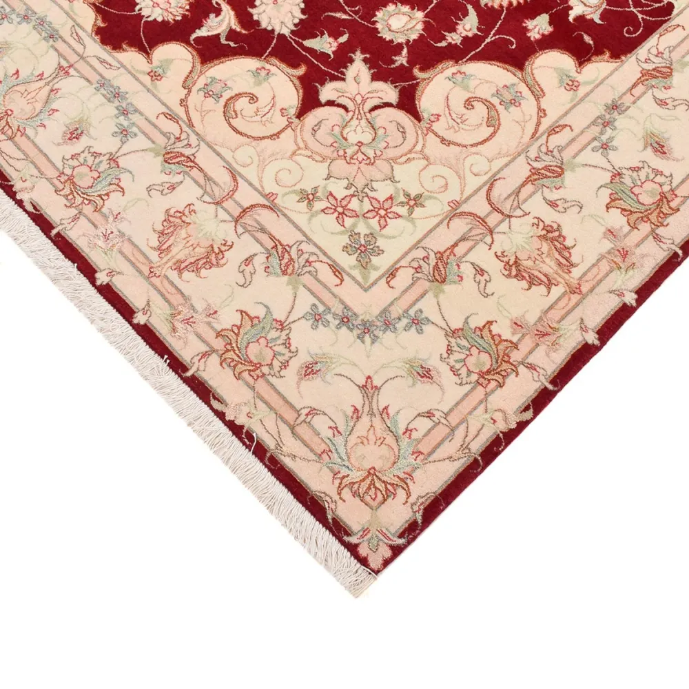 Persisk teppe - Tabriz - Royal - 200 x 152 cm - rød