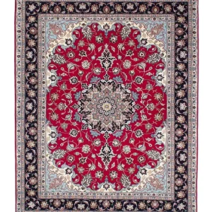 Persisk teppe - Tabriz - Royal - 200 x 153 cm - mørk rød