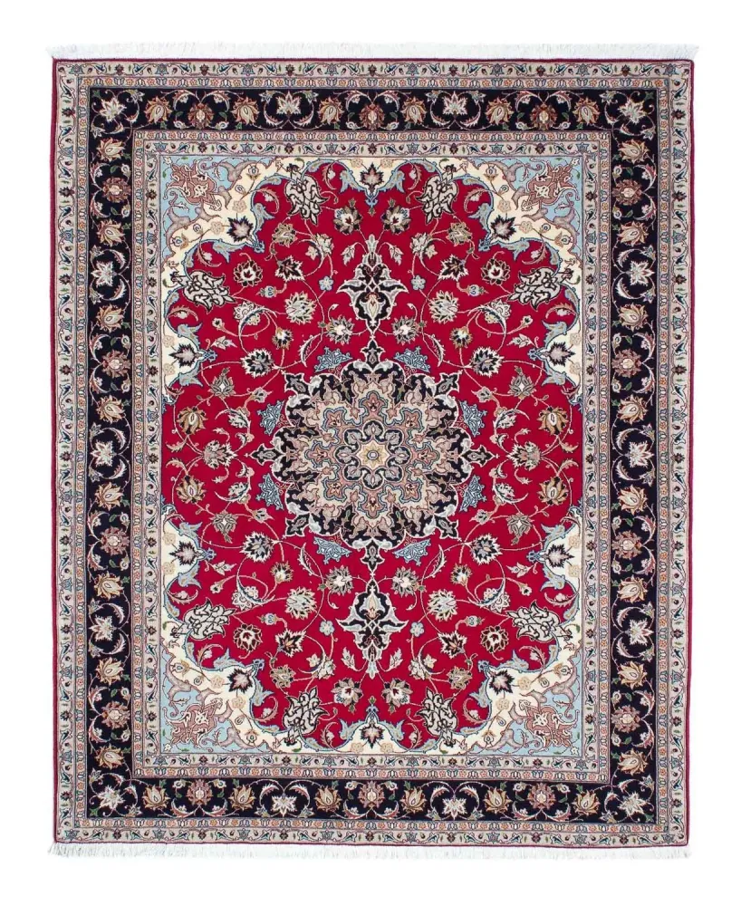 Persisk teppe - Tabriz - Royal - 200 x 153 cm - mørk rød