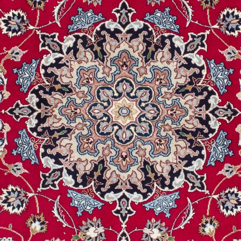 Persisk teppe - Tabriz - Royal - 200 x 153 cm - mørk rød