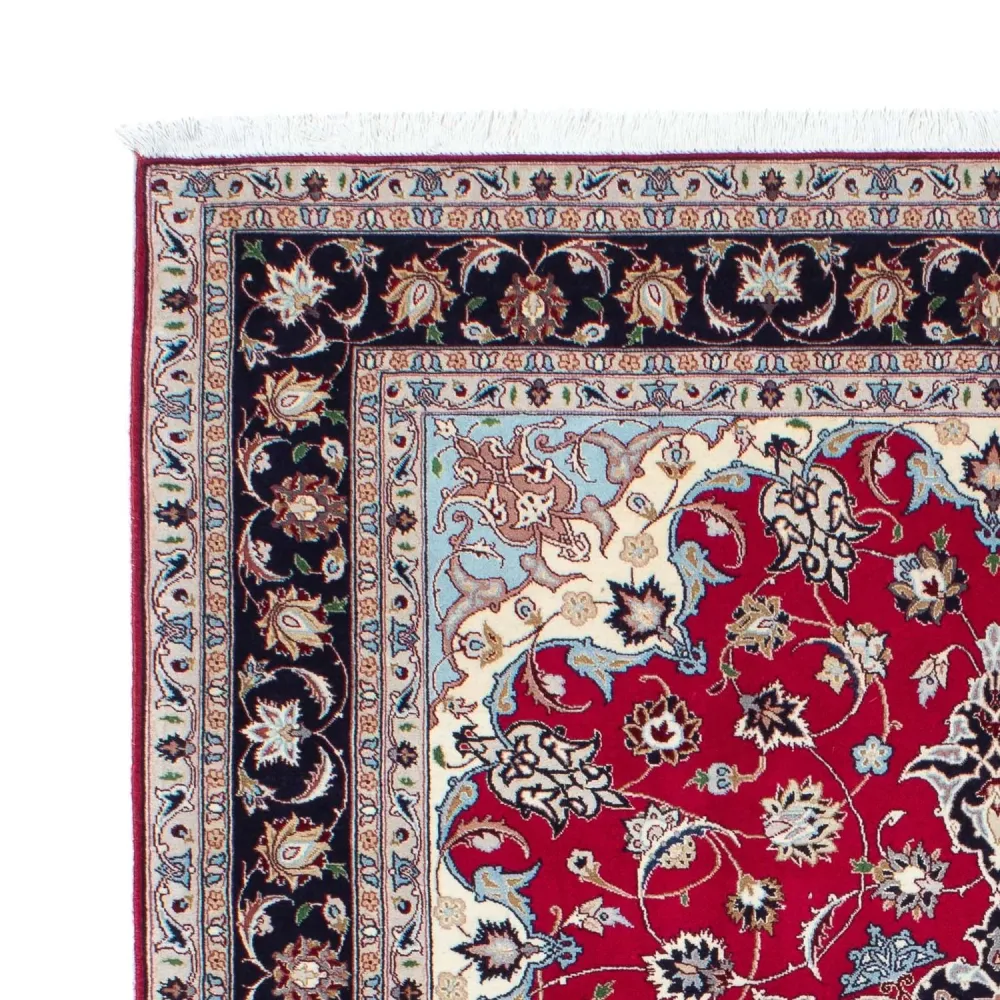 Persisk teppe - Tabriz - Royal - 200 x 153 cm - mørk rød