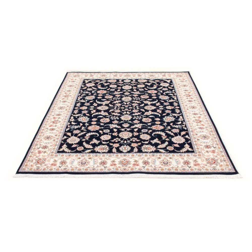 Persisk teppe - Tabriz - Royal - 201 x 149 cm - mørkeblå