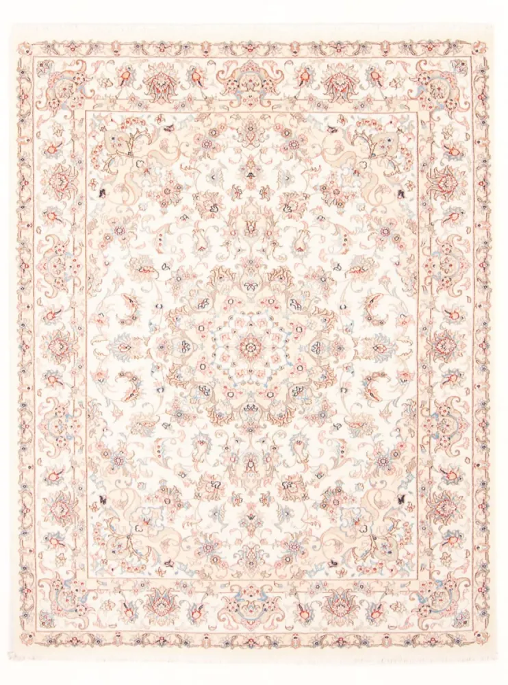 Persisk teppe - Tabriz - Royal - 201 x 150 cm - krem