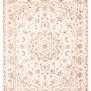 Persisk teppe - Tabriz - Royal - 201 x 150 cm - krem