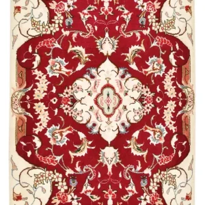 Persisk teppe - Tabriz - Royal - 90 x 60 cm - rød