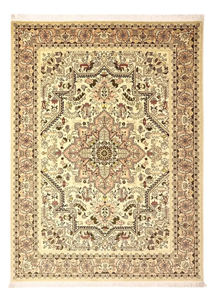 Persisk teppe - Tabriz - Royal - 203 x 147 cm - beige