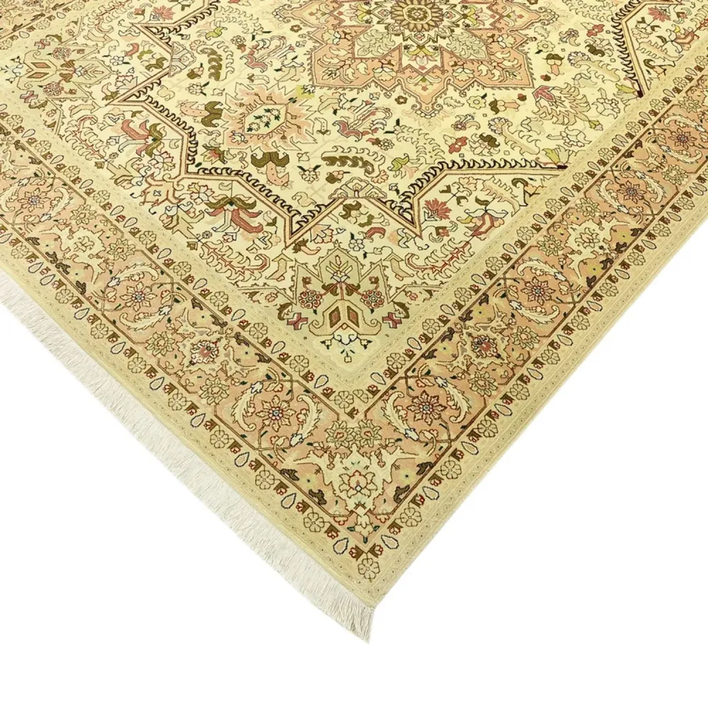 Persisk teppe - Tabriz - Royal - 203 x 147 cm - beige