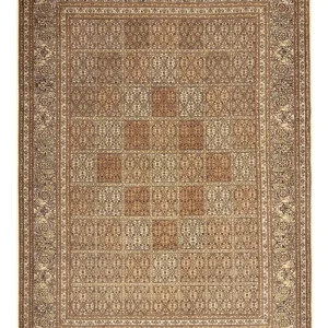Persisk teppe - Tabriz - Royal - 208 x 149 cm - mørk beige
