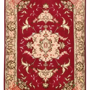 Persisk teppe - Tabriz - Royal - 90 x 60 cm - rød