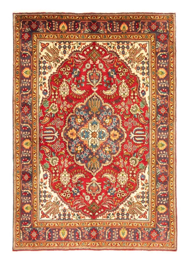 Persisk teppe - Tabriz - Royal - 213 x 149 cm - rød