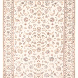 Persisk teppe - Tabriz - Royal - 213 x 150 cm - krem