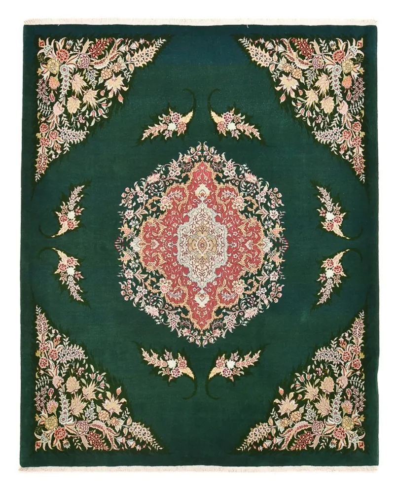 Persisk teppe - Tabriz - Royal - 250 x 200 cm - grønn