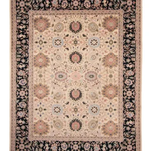 Persisk teppe - Tabriz - Royal - 295 x 233 cm - lysebrun