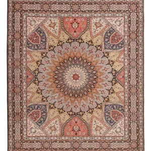 Persisk teppe - Tabriz - Royal - 302 x 253 cm - flerfarget