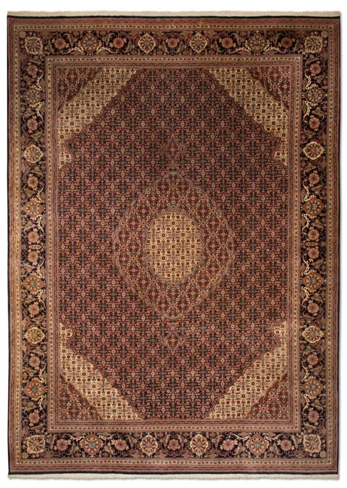 Persisk teppe - Tabriz - Royal - 353 x 252 cm - mørkeblå