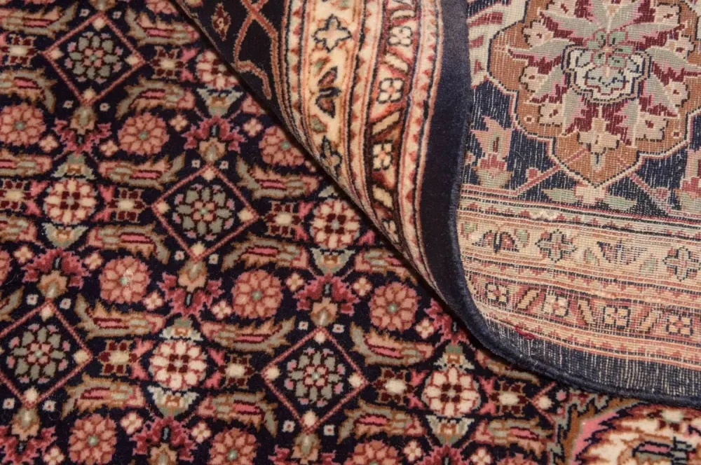 Persisk teppe - Tabriz - Royal - 353 x 252 cm - mørkeblå
