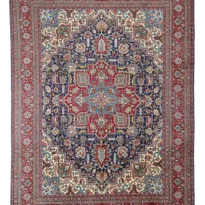 Persisk teppe - Tabriz - Royal - 405 x 305 cm - blå