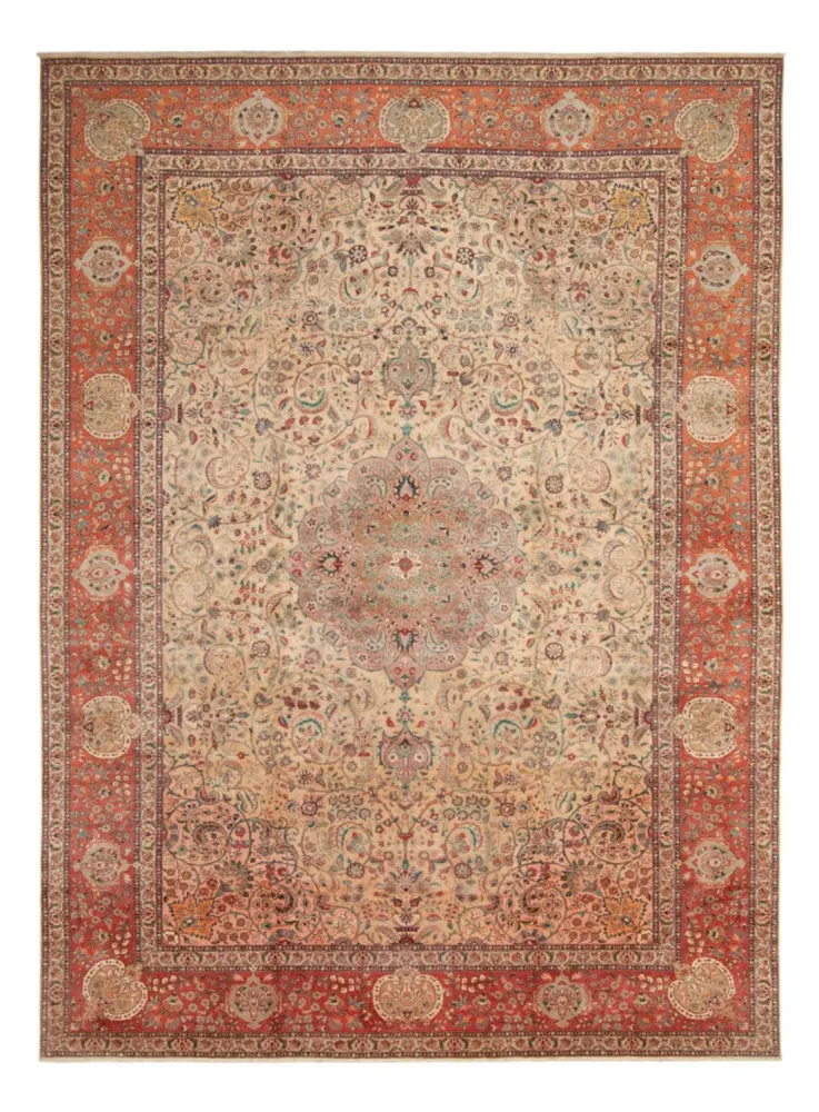 Persisk teppe - Tabriz - Royal - 486 x 350 cm - beige
