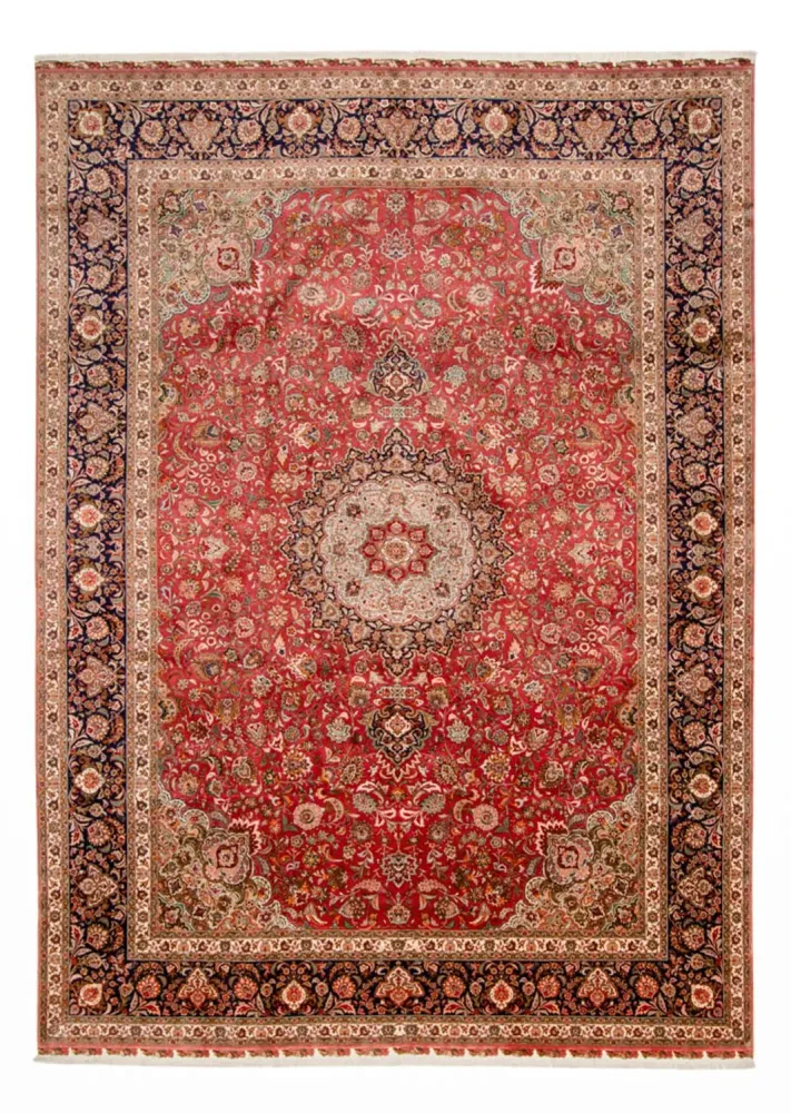 Persisk teppe - Tabriz - Royal - 488 x 360 cm - rød