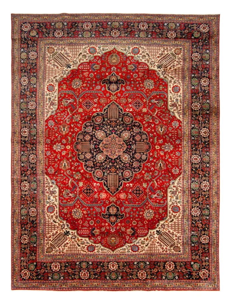 Persisk teppe - Tabriz - Royal - 490 x 352 cm - rød