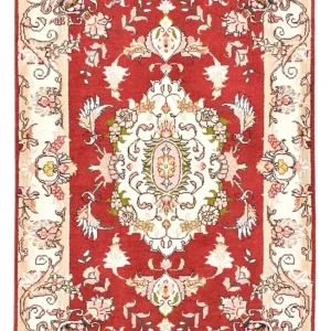 Persisk teppe - Tabriz - Royal - 90 x 60 cm - rød