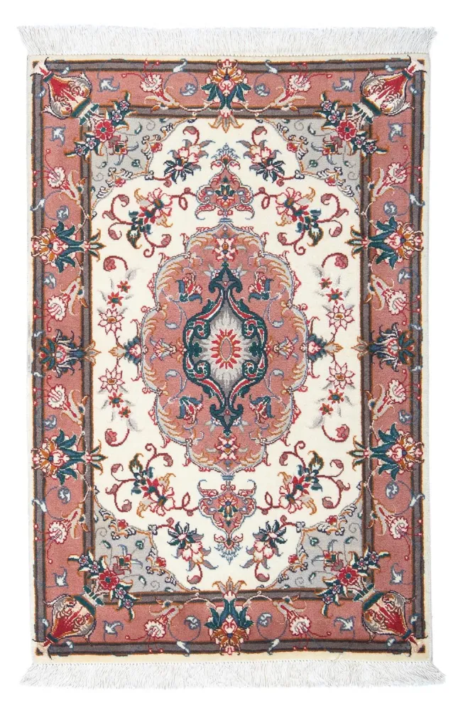 Persisk teppe - Tabriz - Royal - 90 x 60 cm - beige