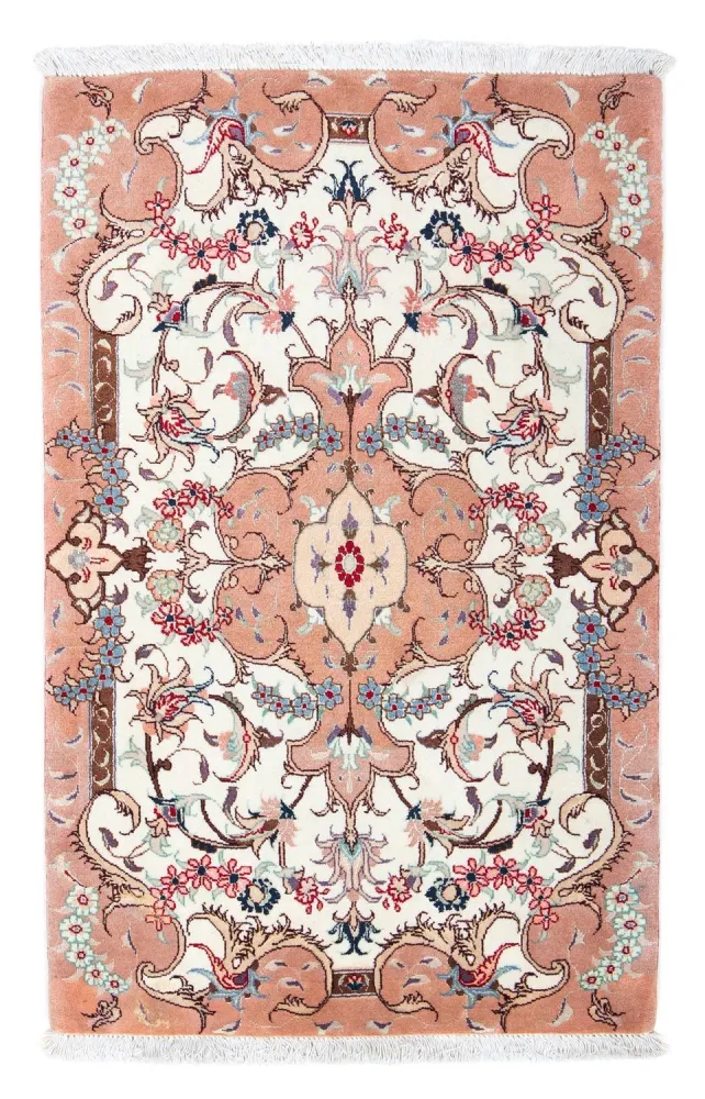 Persisk teppe - Tabriz - Royal - 90 x 60 cm - beige