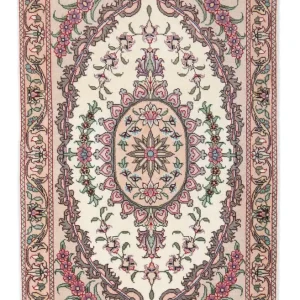 Persisk teppe - Tabriz - Royal - 90 x 60 cm - beige
