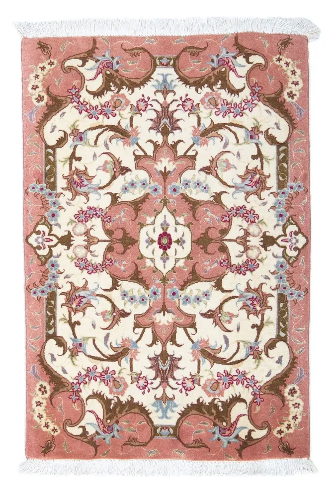 Persisk teppe - Tabriz - Royal - 90 x 60 cm - beige