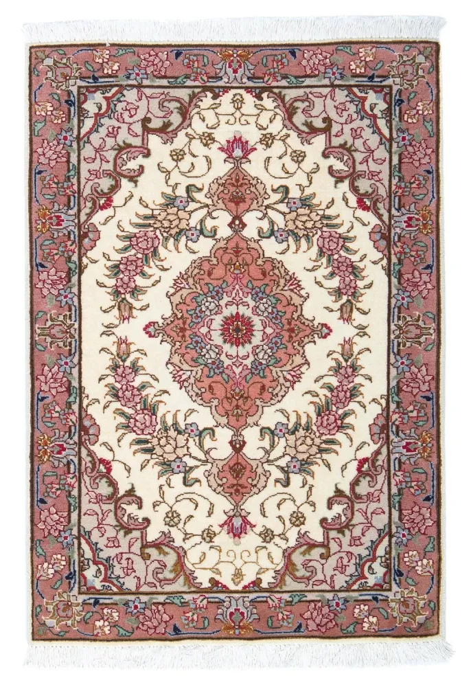 Persisk teppe - Tabriz - Royal - 87 x 60 cm - beige
