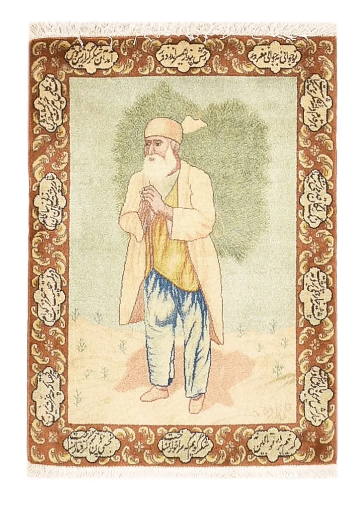 Persisk teppe - Tabriz - Royal - 73 x 56 cm - flerfarget