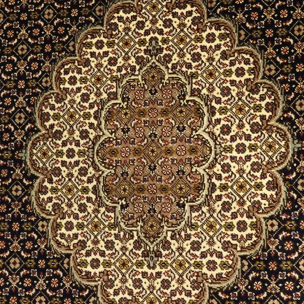 Persisk teppe - Tabriz - Royal - Halskjede av silke - 159 x 98 cm - mørk beige