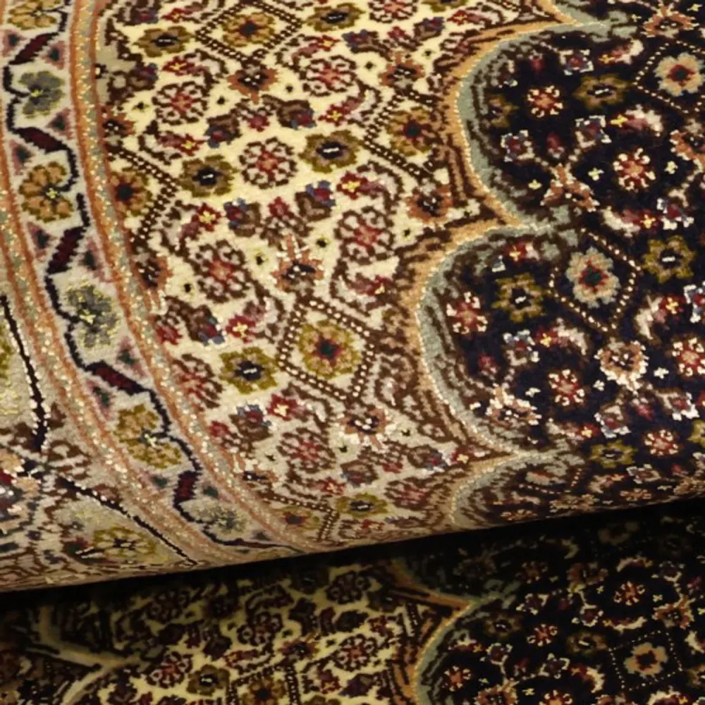 Persisk teppe - Tabriz - Royal - Halskjede av silke - 160 x 98 cm - mørk beige