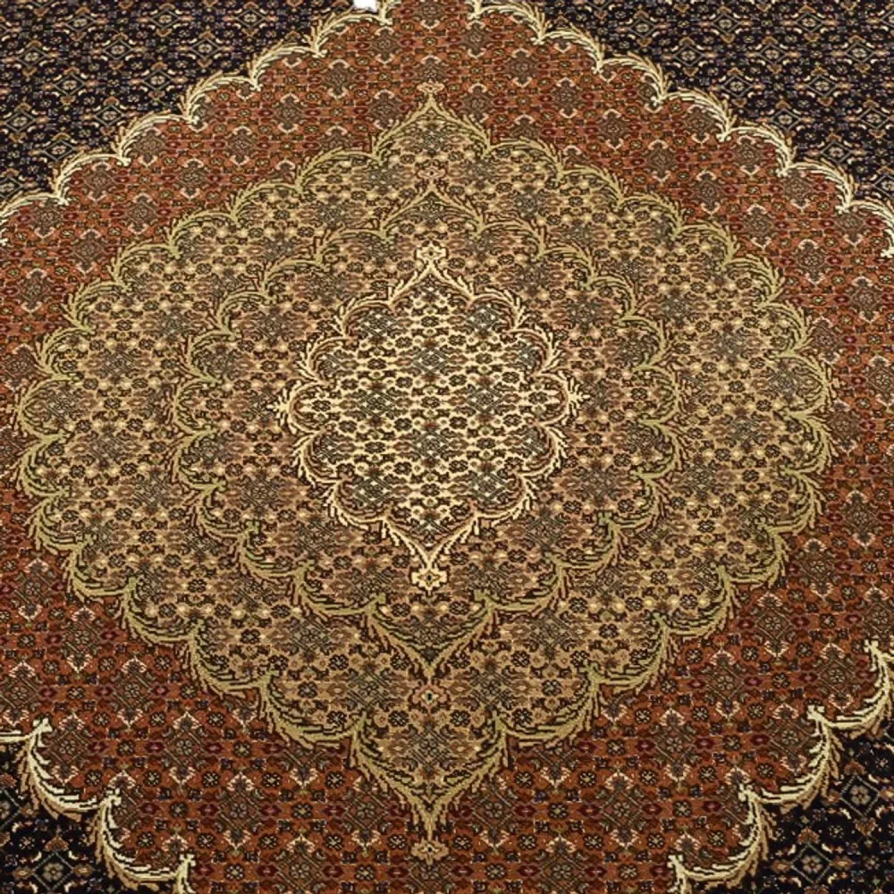 Persisk teppe - Tabriz - Royal - Halskjede av silke - 362 x 251 cm - mørk beige