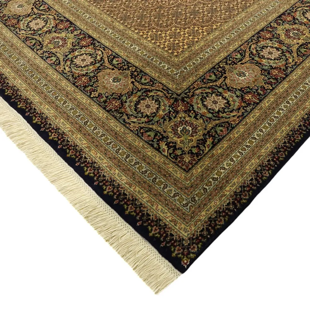 Persisk teppe - Tabriz - Royal - Halskjede av silke - 362 x 251 cm - mørk beige